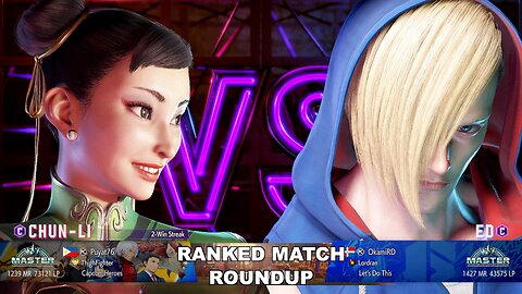 Kuya Kalbo SF6 Ranked Match Roundup. Chun Li Master Rank [Hori Fight Stick]