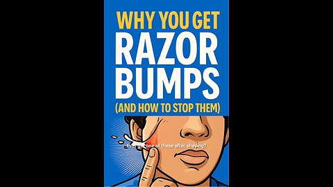 Why you get Razor Bumps and how to stop them