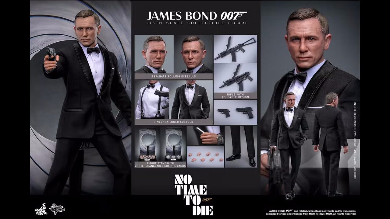James Bond - No Time To Die [1/6th Scale Action Figure] by Hot Toys