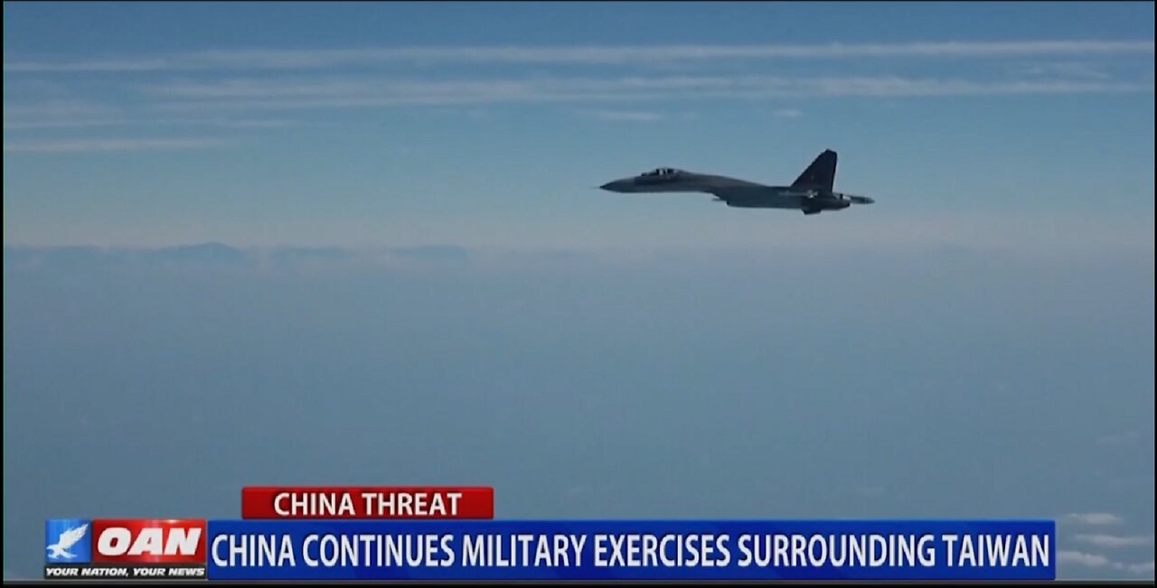 CHINA CONTINUES MILITARY EXERCISES SURROUNDING TAIWAN