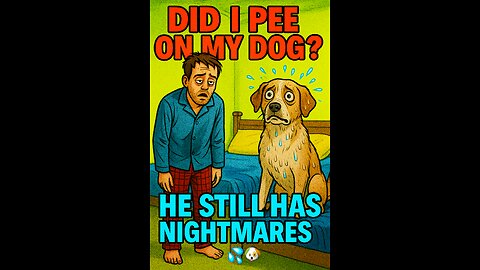 “Does your dog have nightmares too?? 🐕😭”