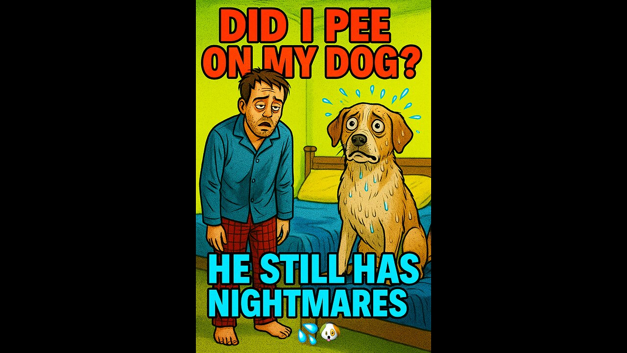 “Does your dog have nightmares too?? 🐕😭”