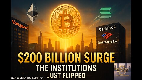 Institutions Just Triggered a $200B Crypto Surge | Vanguard, BlackRock & Banks Flip Overnight