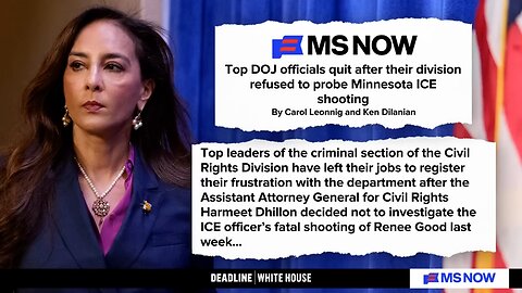 ‘Beyond the pale’: Minnesota ICE shooting investigation triggers an exodus at the Justice Department