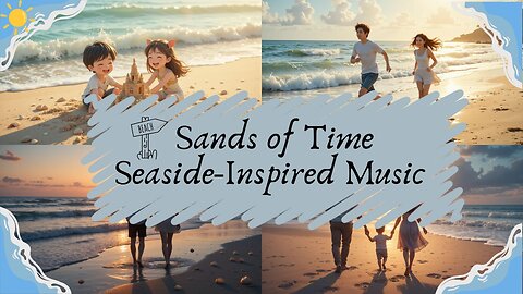 🏖️Easy-Listening Seaside-Inspired Music | Acoustic Guitar, Gentle Strings, Ocean Wave Rhythm