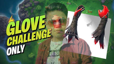 "Fortnite Gloves Only Challenge: Can I WIN Without Weapons?!! 🎮🔥"
