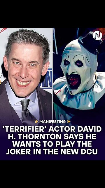 The actor from 'TERRIFIER' has expressed interest in playing the Joker.