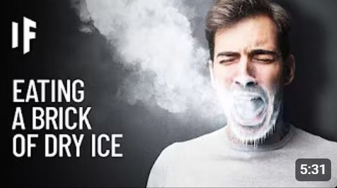 What If You Ate a Brick of Dry Ice? | The Chilling Truth Revealed!