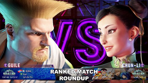 Kuya Kalbo SF6 Ranked Match Roundup. Chun Li Master Rank [Hori Fight Stick]