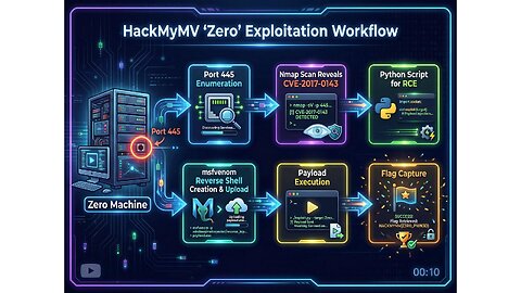 HackMyVM Zero Walkthrough | Easy Windows SMB Exploitation (Beginner Friendly)