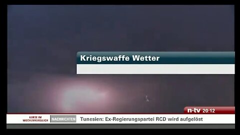 Gesperrte Doku (n-tv) Kriegswaffe Wetter - Chemtrails und H.A.A.R.P. Wetter als Waffe (n-tv Doku)