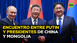 Putin se reúne con los presidentes de China y Mongolia