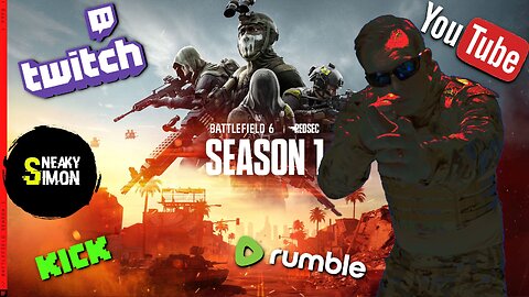 SNEAKY SIMON - BATTLEFIELD 6 Season 1 weapon unlocks 🔴LIVE