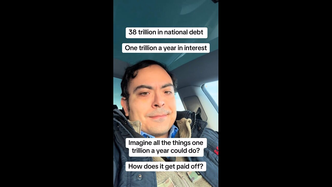 38 trillion in national debt. One trillion a year in interest. How does it get paid off?
