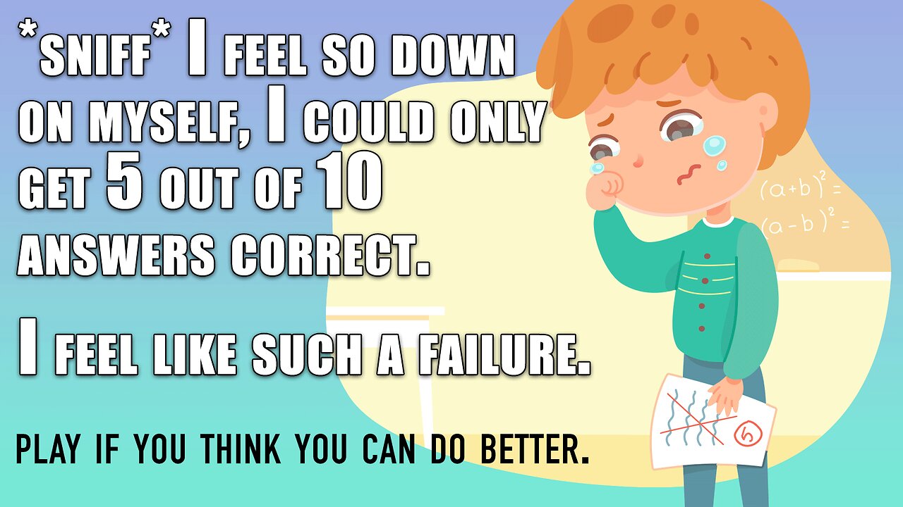 How Did You Do Compared to My Score of 5/10?