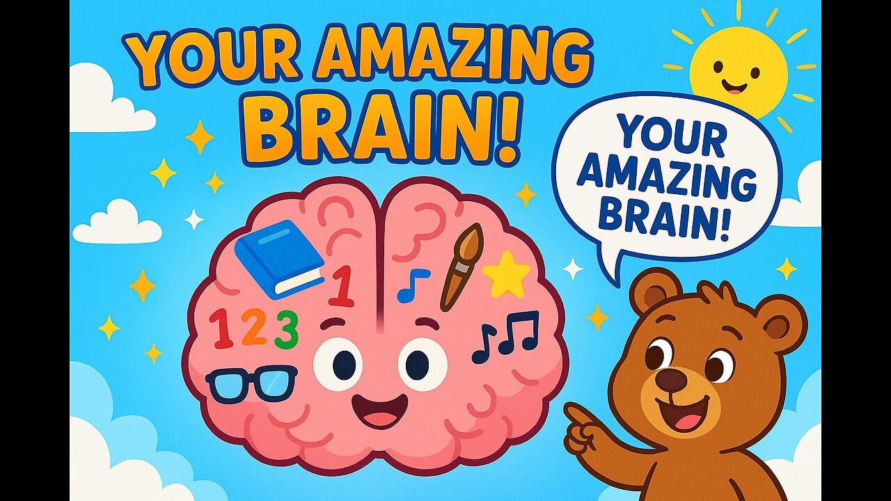 Your Amazing Brain! 🧠 Fun Brain Facts for Kids | Left & Right Brain Explained | Curious Cub