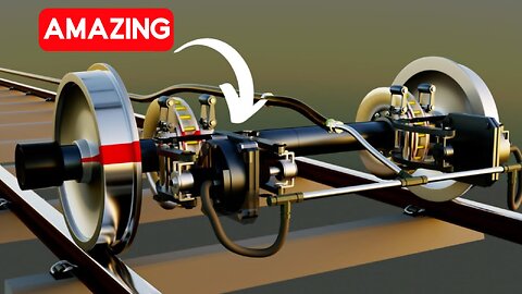 The Secret Engineering Behind Train Brakes- 3D Animation