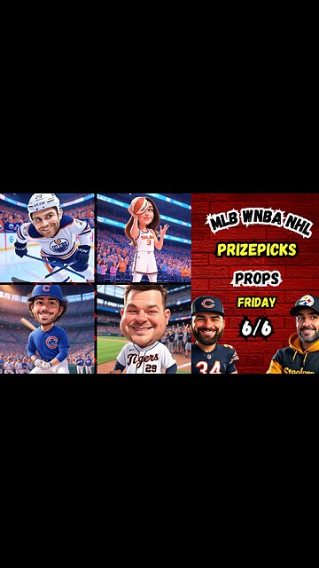 🔥9 HOT⚾️ MLB PROPS | 🏒 NHL PROPS | 🏀 WNBA PROPS | FRIDAY 6/6/25