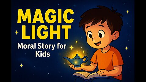 Magic Light Story for Kids ✨ | English Learning with Fun
