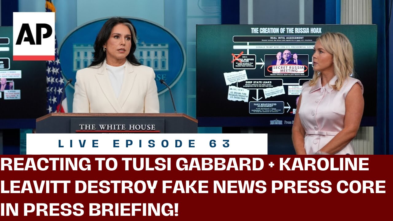 CRAZIEST PRESS BRIEFING YET! FT. KAROLINE LEAVITT & TULSI GABBARD!