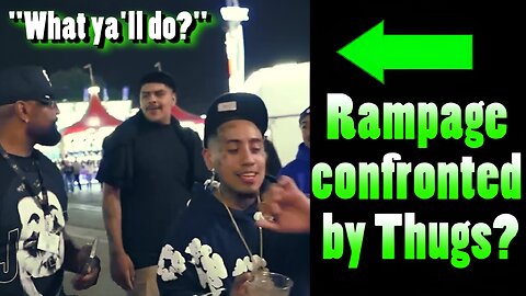 Rampage Jackson got rolled up on by Gang Members? | He played it COOL