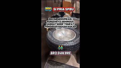 beginilah jadinya jika rumah dijadikan stasiun bahan bakar