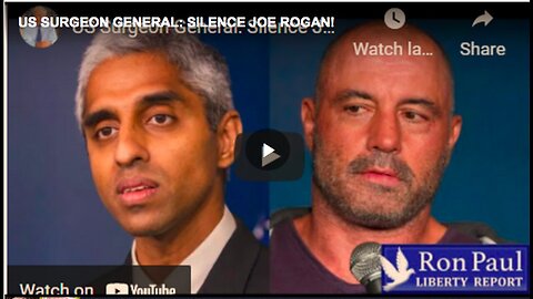 "Call for Spotify to Ban Joe Rogan by U.S. Surgeon General Vivek Murthy"