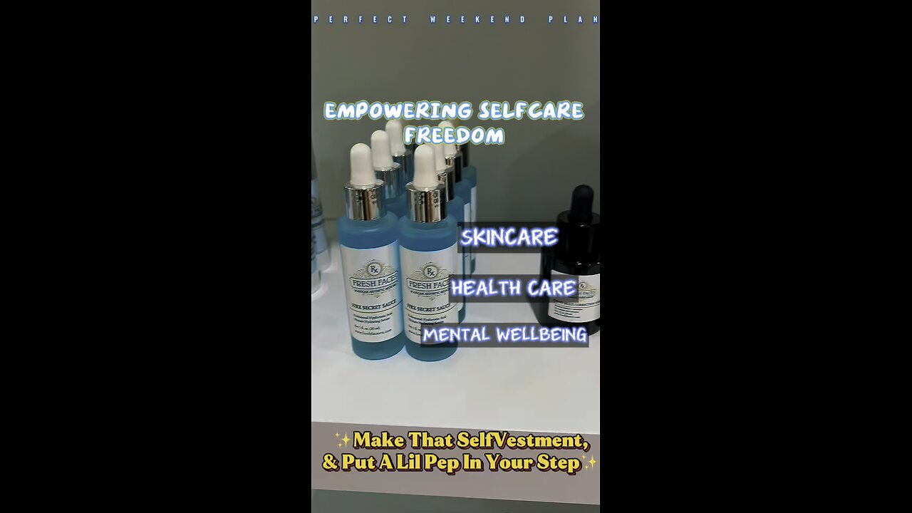 Empowering Selfcare Freedom 💁🏻‍♀️Fresh Faces Rx [Read Desc.]