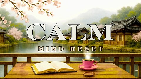 Relaxation Escape | Serene Japanese Village & Coffee View