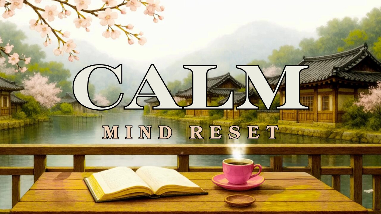 Relaxation Escape | Serene Japanese Village & Coffee View