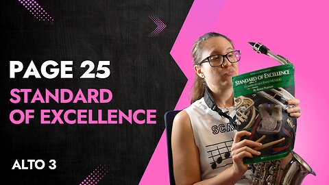Standard of Excellence Book 3 - Alto Sax Lesson (Page 25)