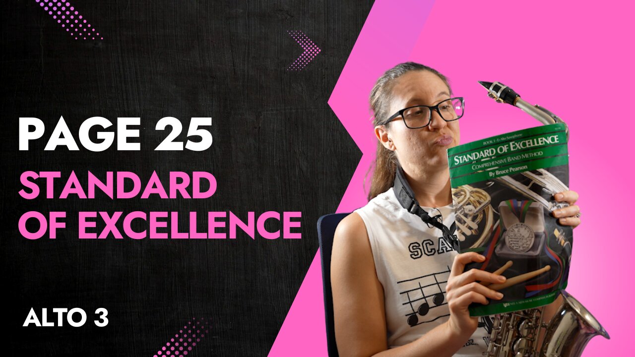 Standard of Excellence Book 3 - Alto Sax Lesson (Page 25)