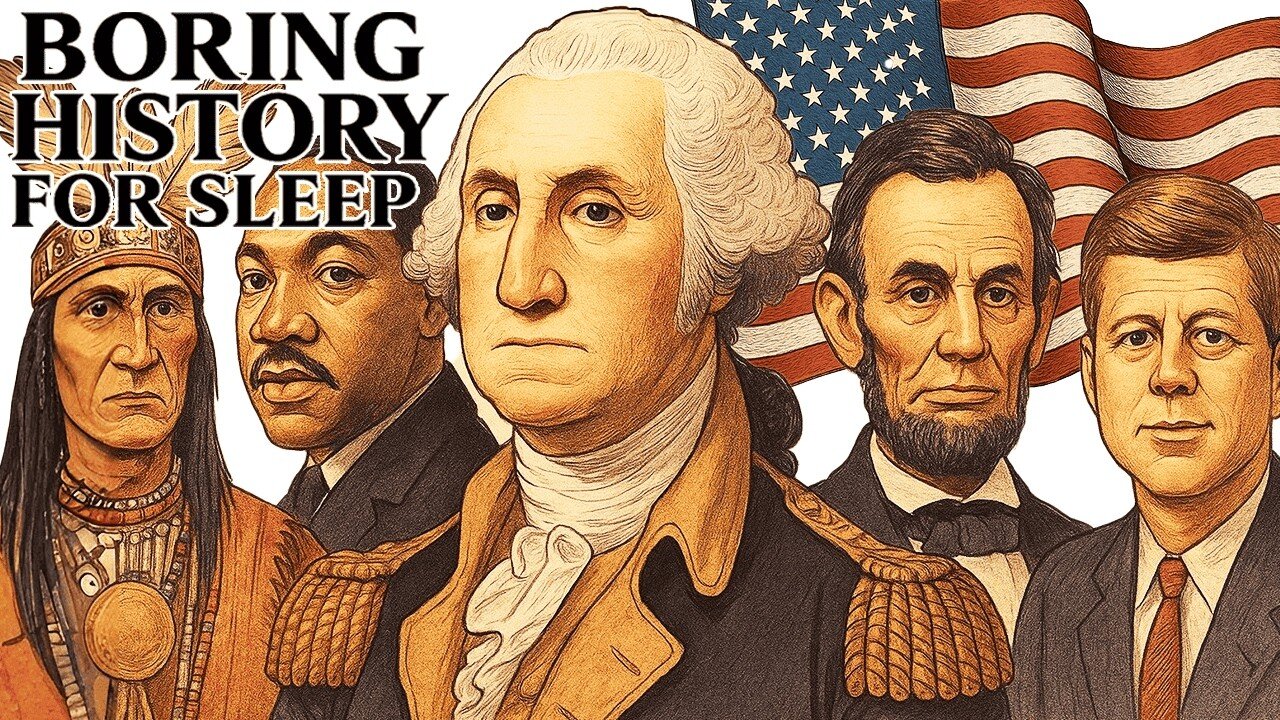 Boring History For Sleep | The Entire History of The United States of America