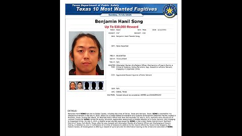 Announcing The Apprehension of Benjamin Song