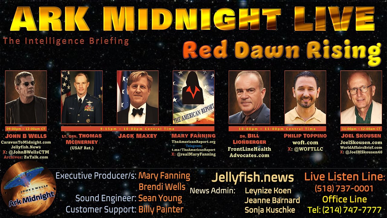 The Intelligence Briefing /Red Dawn Rising - John B Wells LIVE