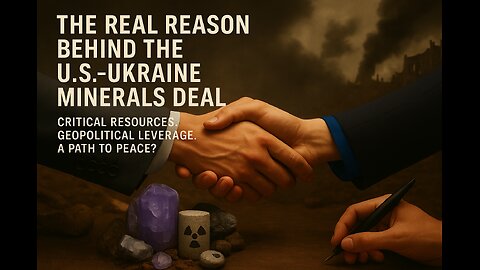 US Signs Mineral Deal With Ukraine.
