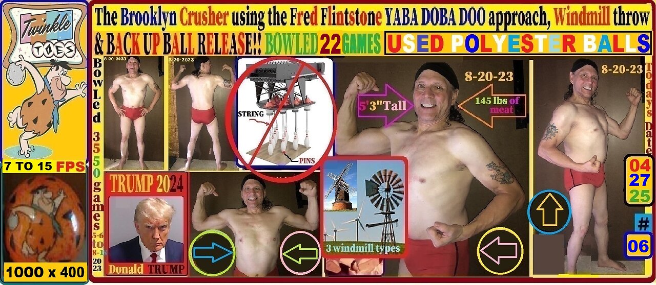 Windmill bowling for my 6th marathon.used 6-10lb polyester plastic Backup ball 22 games 04-27-25