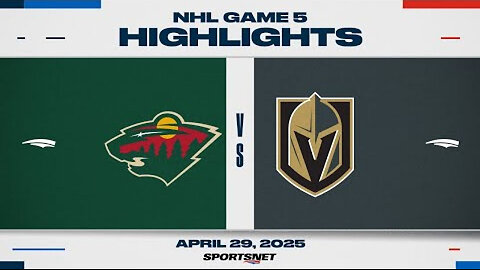 NHL Game 5 Highlights - Wild vs. Golden Knights