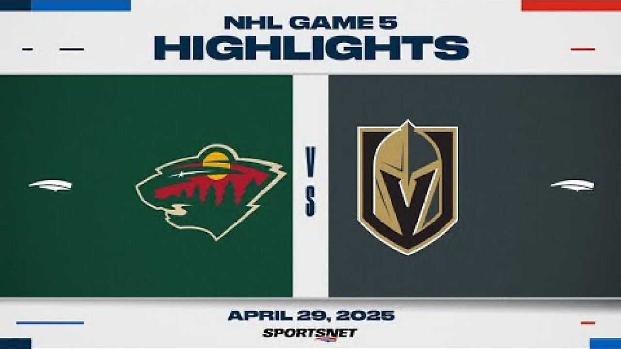 NHL Game 5 Highlights - Wild vs. Golden Knights