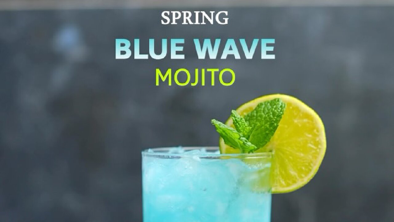 COCKTAIL SPRING BLUE WAVE MOJITO