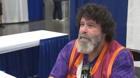 WWE wrestler Mick Foley reacts to death of Hulk Hogan
