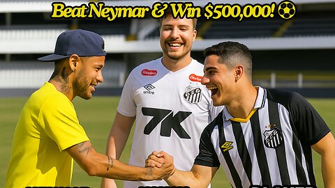 Beat Neymar & Win $500,000! ⚽ | Ultimate Soccer Challenge 2025 | JustBeast