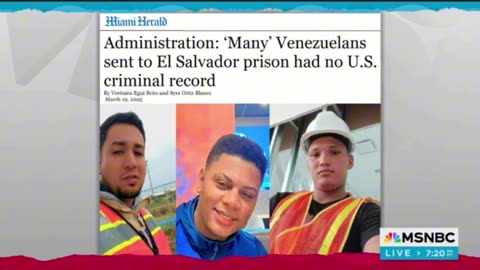 Maddow: Trump Sent People To Prison In El Salvador With No Criminal Record, Could Be US Citizens