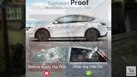 Vepagoo 15% VLT Ceramic Car Window Tint Film (20" x 20FT) - Heat & Glare Reducti