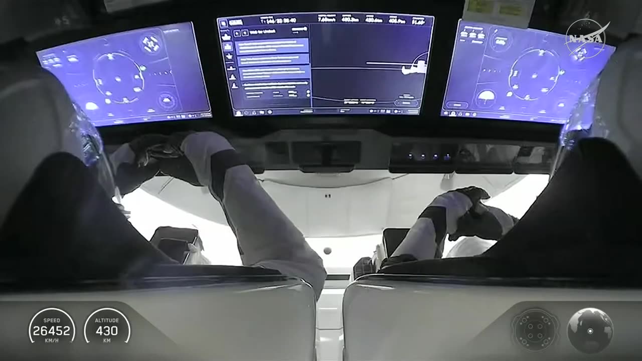 NASA's SpaceX Crew-10 Undocking