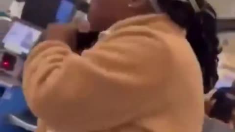 This is a supermarket, where ordinary people go to buy food, not to fight.