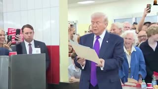 Man wants Trump to sign his Biden award