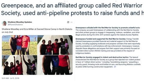 #RedWarriorSociety #GreenPeaceLawsuit #MMIW #StopLine3Pipeline #MMIR