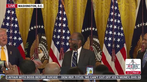 WATCH: President Trump, Sec. Turner, and Dr. Carson Deliver Remarks at BHM Celebration - 02/18/26