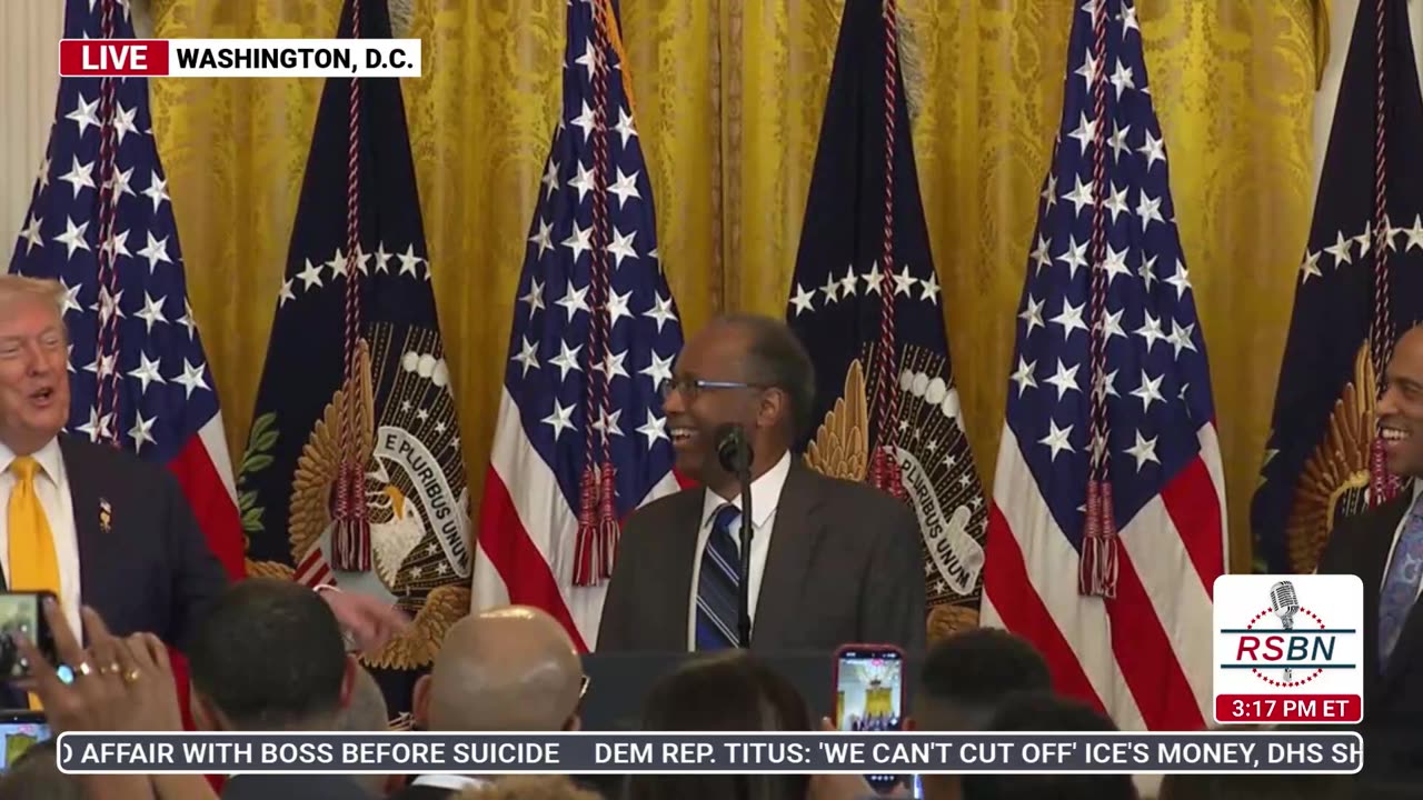 WATCH: President Trump, Sec. Turner, and Dr. Carson Deliver Remarks at BHM Celebration - 02/18/26